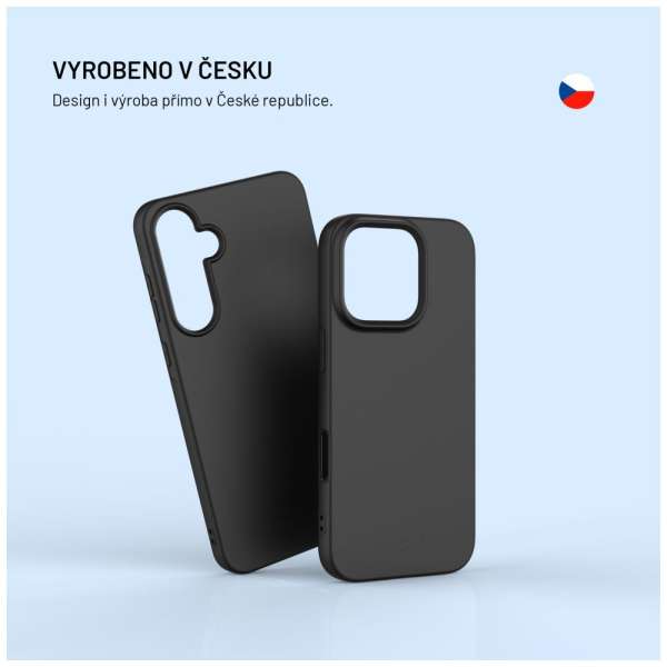 FIXED újrahasznosított anyagból készült TPU telefontok Apple iPhone Air készülékhez, fekete