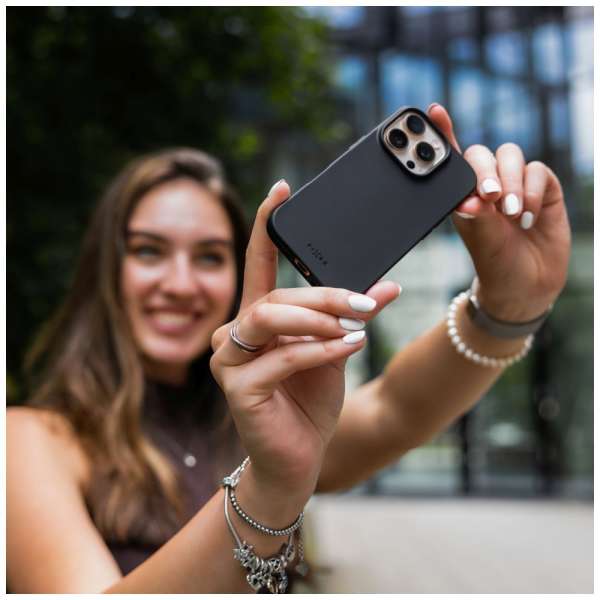 FIXED újrahasznosított anyagból készült TPU telefontok Apple iPhone Air készülékhez, fekete