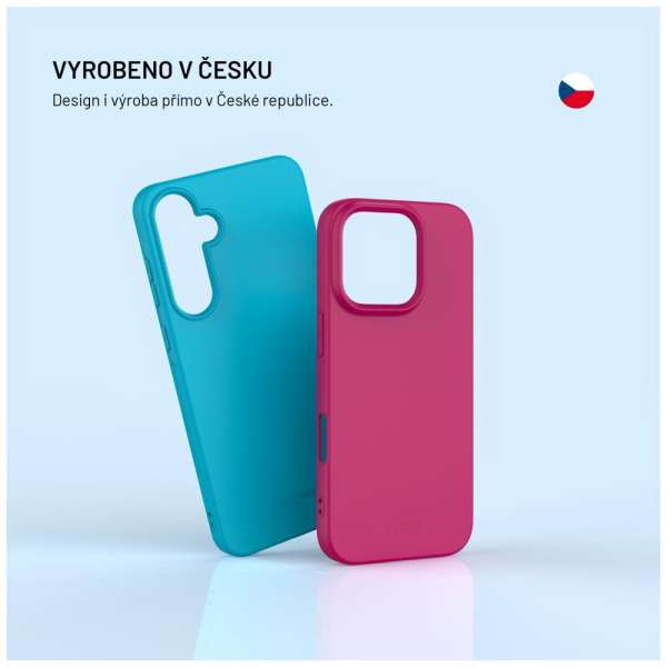 FIXED újrahasznosított TPU hátlap Apple iPhone 15 készülékhez, zöld