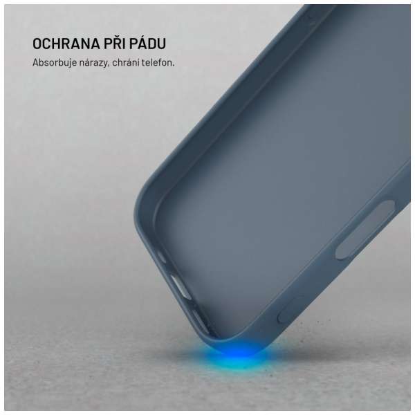 FIXED újrahasznosított TPU hátlap Apple iPhone 16 készülékhez, kék