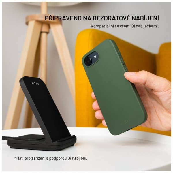 FIXED újrahasznosított TPU hátlap Apple iPhone 16 készülékhez, zöld