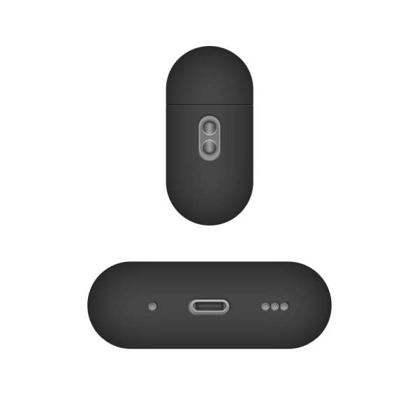 FIXED Ultravékony szilikon tok Apple Airpods Pro 3-hoz, fekete