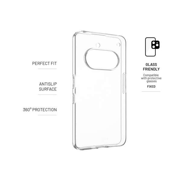 FIXED ultravékony TPU telefontok Nothing Phone (3a) 5G telefonhoz, átlátszó