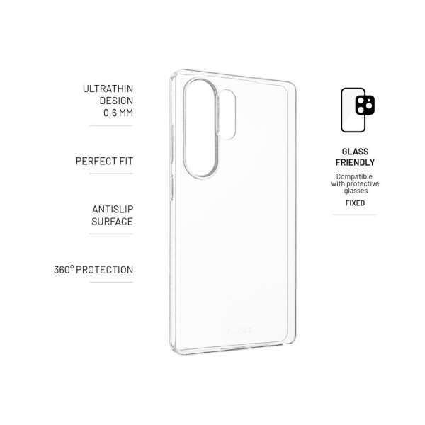 FIXED Ultravékony TPU telefontok Samsung Galaxy S25 Ultra, átlátszó