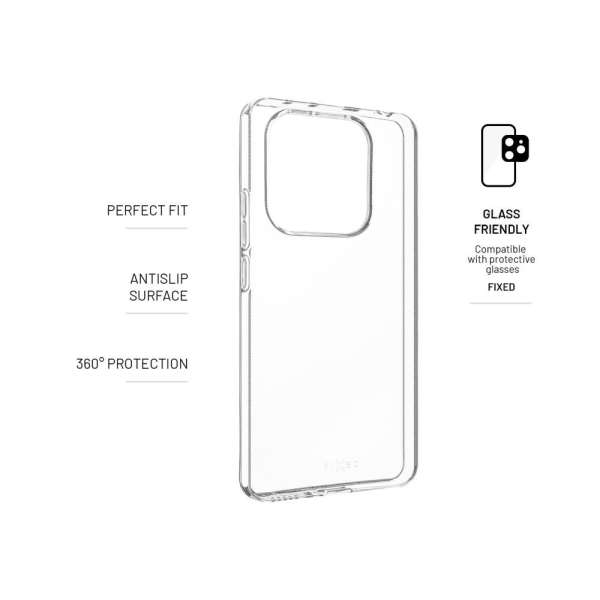 FIXED Ultravékony TPU telefontok Xiaomi Redmi Note 14 5G, átlátszó