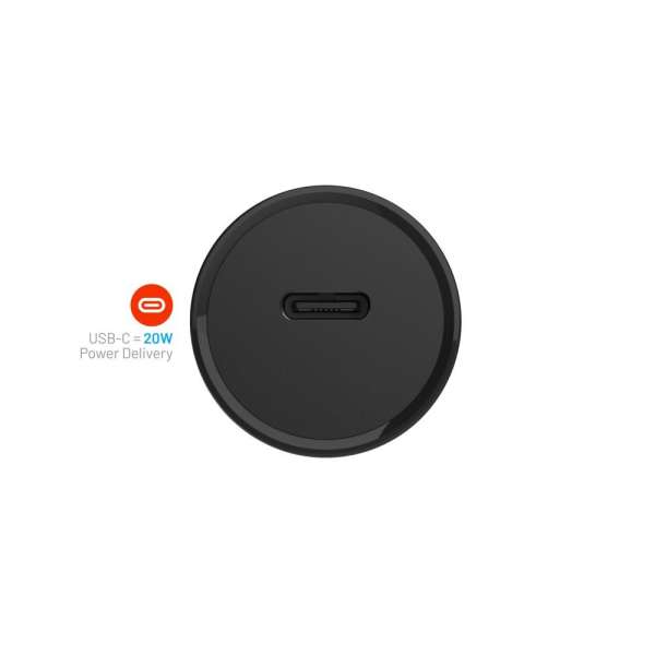 FIXED USB-C autós töltő 20W, fekete, FIXCC20N-C-BK