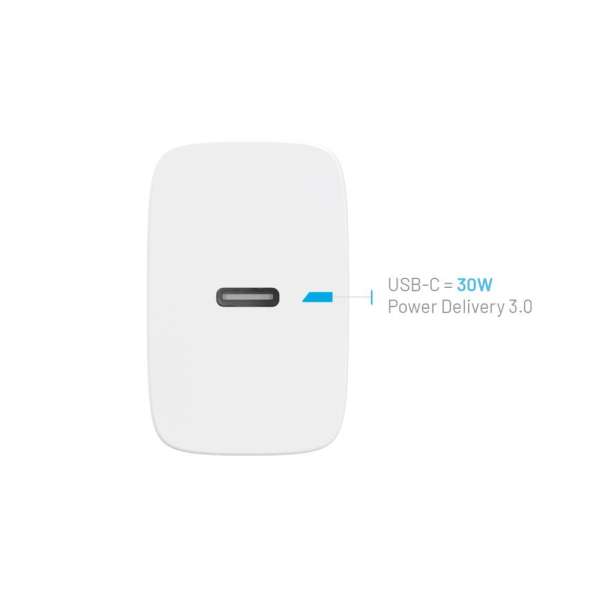 FIXED USB-C Travel Charger 30W White