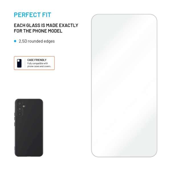 FIXED Üvegfólia 2.5D képernyővédő Samsung Galaxy A36 5G/A56 5G telefonokhoz, átlátszó