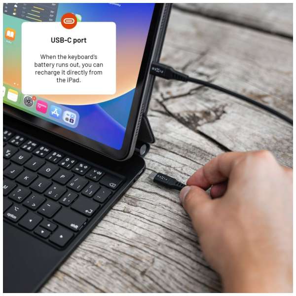 FIXED védő tok vezeték nélküli billentyűzettel  Apple iPad Pro 11" and iPad Air 10,9" CZ, fekete