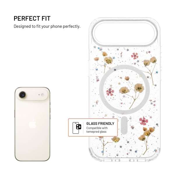 FIXED virágos tok Apple iPhone Air készülékhez