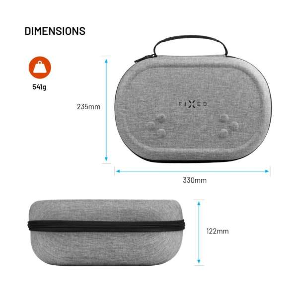 FIXED VR Protective case for Meta Quest 3/3S Gray