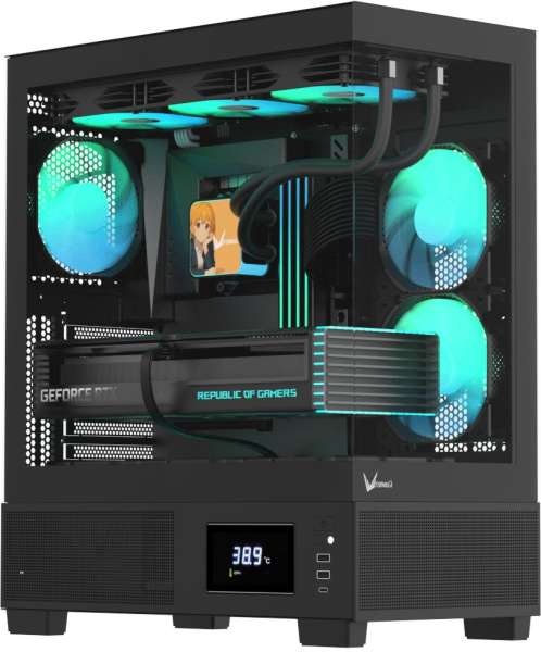 Formula Crystal E1 Floe Tempered Glass Black