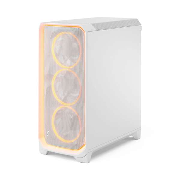 Fractal Design Meshify 3 Ambience Pro RGB Tempered Glass Clear Tint White