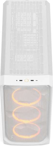 Fractal Design Meshify 3 XL Tempered Glass RGB Clear Tint White