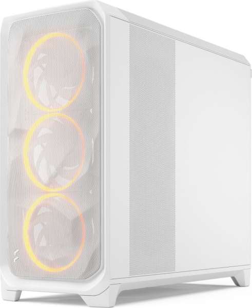 Fractal Design Meshify 3 XL Tempered Glass RGB Clear Tint White