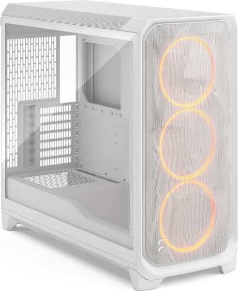 Fractal Design Meshify 3 XL Tempered Glass RGB Clear Tint White
