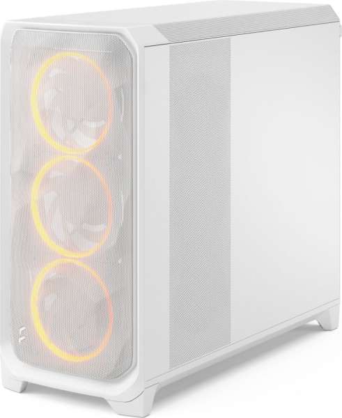 Fractal Design Meshify 3 XL Tempered Glass RGB Clear Tint White
