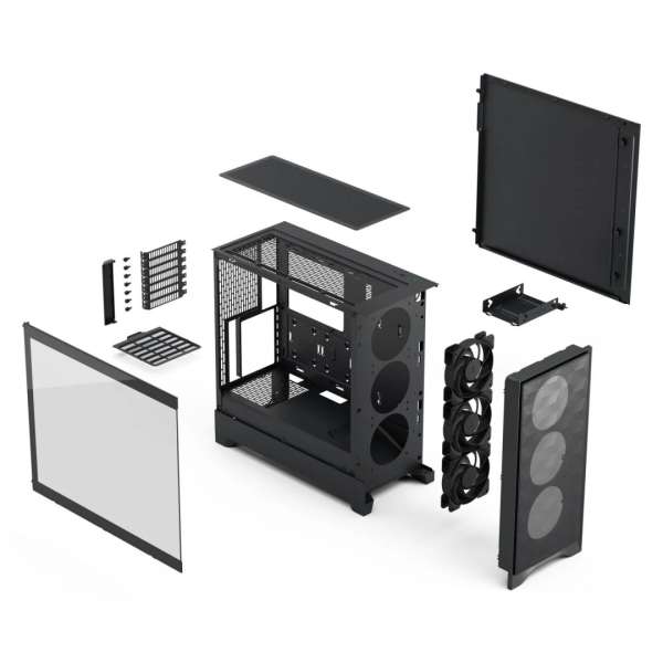 Fractal Design Pop 2 Air Tempered Glass Black