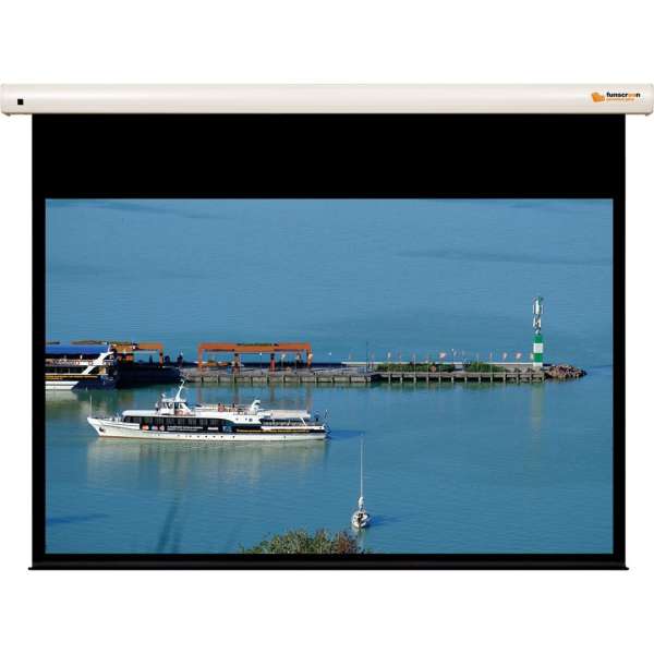Funscreen Pro Matt White Motor 119x213 cm Format 16:9 Premium Plus SB