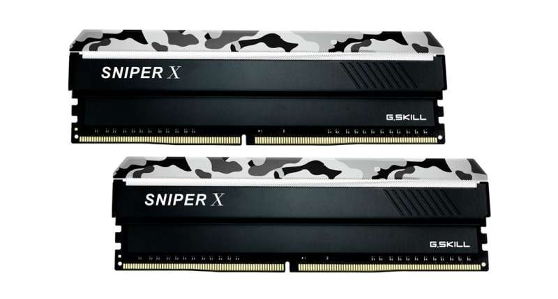G.SKILL 16GB DDR4 3000MHz Kit(2x8GB) Sniper X Urban Camo