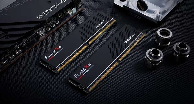 G.SKILL 16GB DDR5 6000MHz Kit(2x8GB) Flare X5 Black
