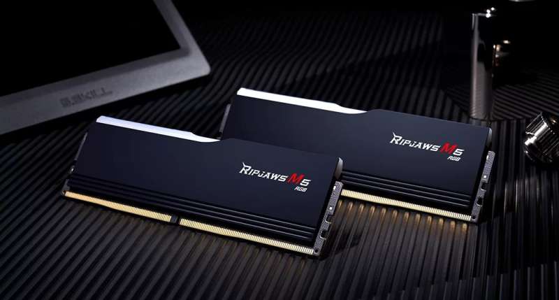 G.SKILL 32GB DDR5 6000MHz Kit(2x16GB) Ripjaws M5 RGB Black