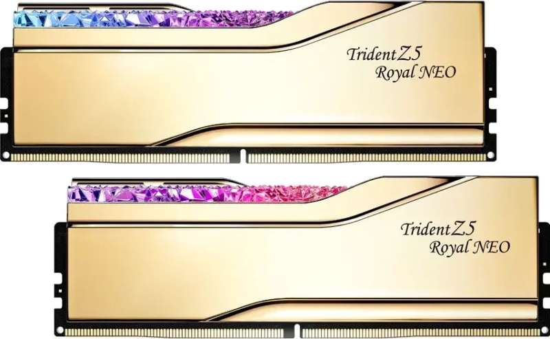 G.SKILL 32GB DDR5 6000MHz Kit(2x16GB) Trident Z5 Royal Neo Gold