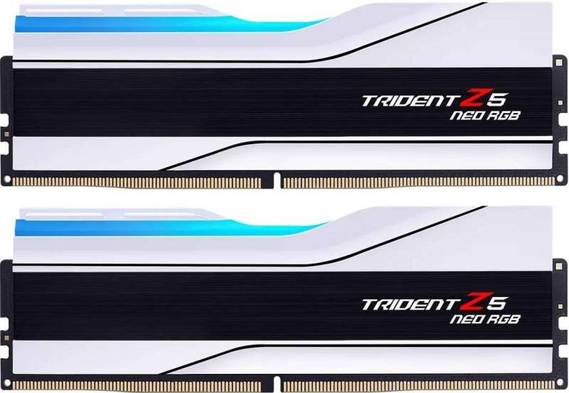 G.SKILL 32GB DDR5 6400MHz Kit(2x16GB) Trident Z5 Neo RGB White