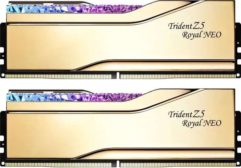 G.SKILL 32GB DDR5 6400Mhz Kit(2x16GB) Trident Z5 Royal Neo Gold