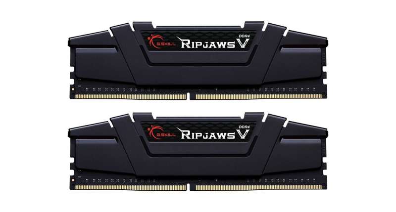 G.SKILL 64GB DDR4 2666MHz Kit(2x32GB) RipjawsV Black