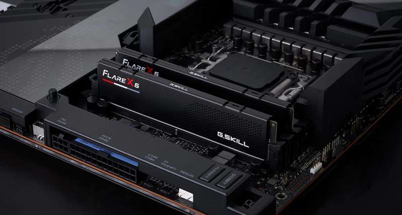 G.SKILL 64GB DDR5 6000MHz Kit(2x32GB) Flare X5 Matte Black