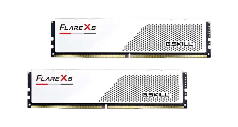 G.SKILL 64GB DDR5 6000MHz Kit(2x32GB) Flare X5 White