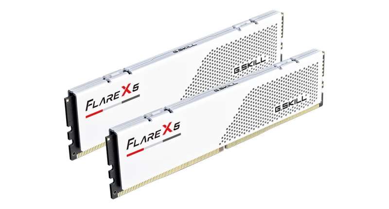 G.SKILL 64GB DDR5 6000MHz Kit(2x32GB) Flare X5 White