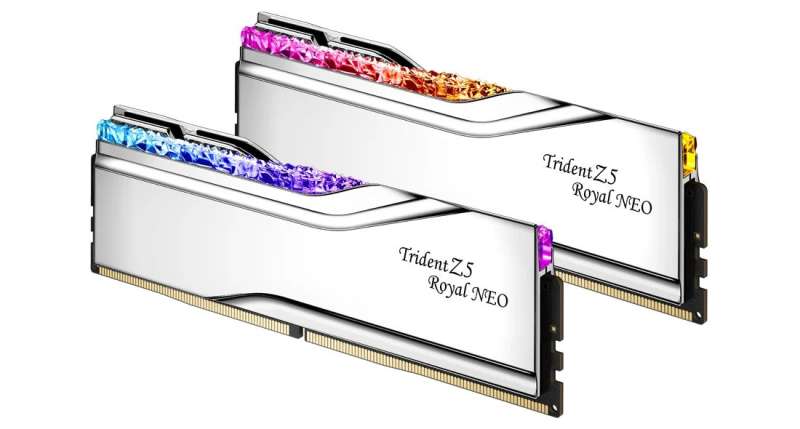 G.SKILL 64GB DDR5 6000MHz Kit(2x32GB) Trident Z5 Royal Neo Silver