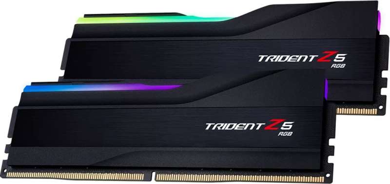 G.SKILL 64GB DDR5 6800MHz Kit(2x32GB) Trident Z5 RGB Matte Black