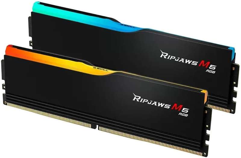 G.SKILL 96GB DDR5 5600MHz Kit(2x48GB) Ripjaws M5 RGB Black