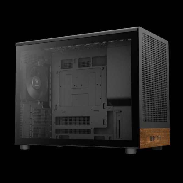 Gamdias Athena M4M Wood Tempered Glass Black/Wood