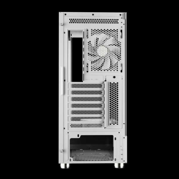 Gamdias Atlas E1 ARGB Tempered Glass White