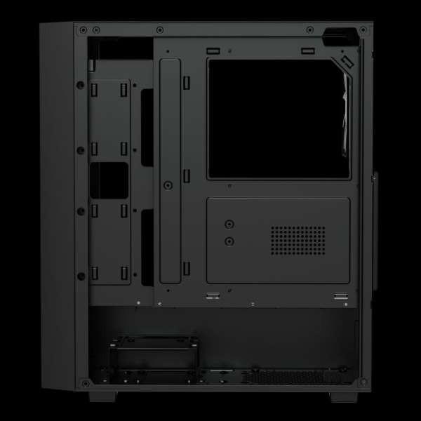 Gamdias Aura GC2 Elite ARGB Tempered Glass Black