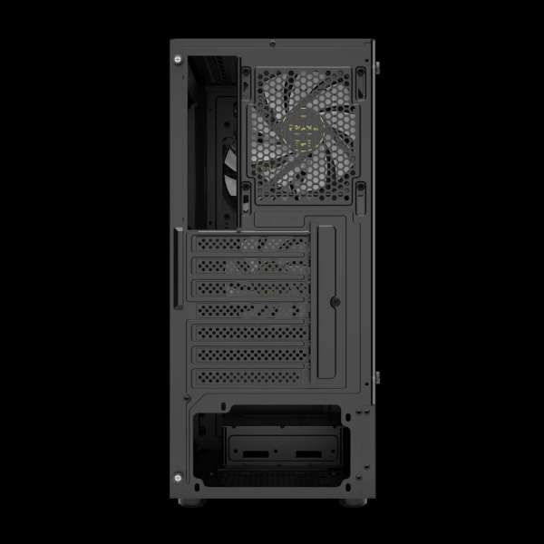 Gamdias Aura GC7 ARGB Tempered Glass Black