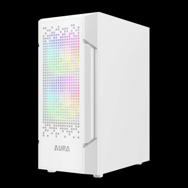 Gamdias Aura GC7 ARGB Tempered Glass White