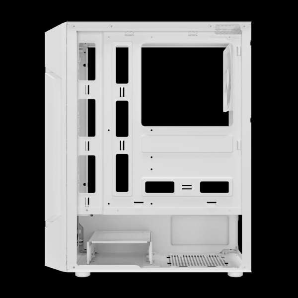 Gamdias Aura GC7 ARGB Tempered Glass White