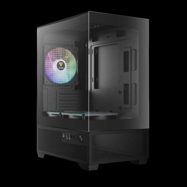 Gamdias Aura GC9M ELITE ARGB Tempered Glass Black