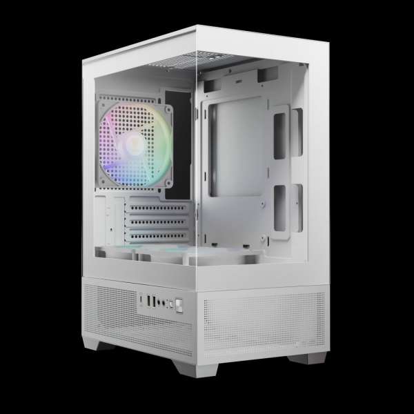 Gamdias Aura GC9M ELITE ARGB Tempered Glass White