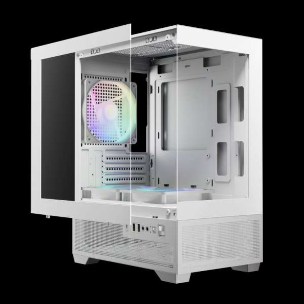 Gamdias Aura GC9M ELITE ARGB Tempered Glass White