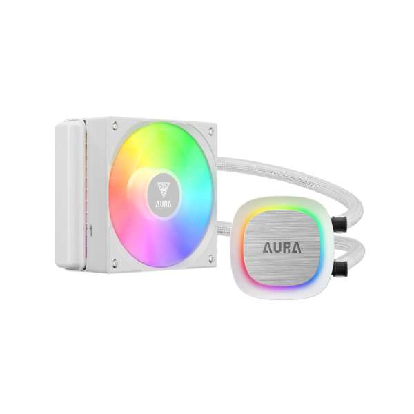 Gamdias Aura GL120 V2 WH Performance ARGB Liquid Cooler