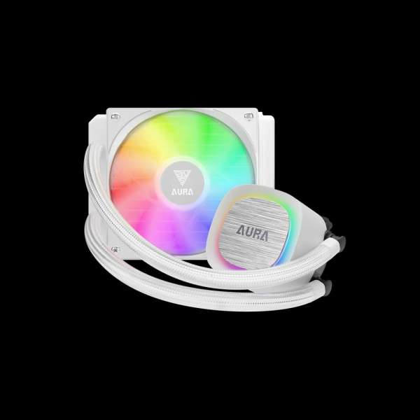 Gamdias Aura GL120 V2 WH Performance ARGB Liquid Cooler