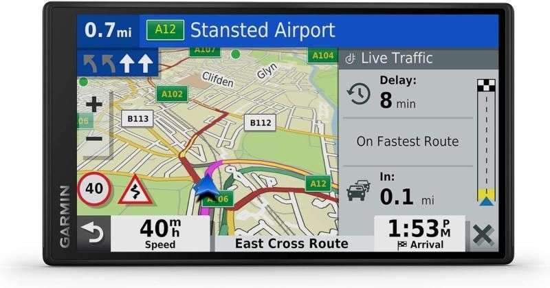Garmin DriveSmart 55 & Live Traffic 5,5" WiFi/Bluetooth Európa Térképpel