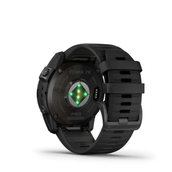 Garmin Fenix 7X Pro Sapphire Solar Edition Carbon Grey DLC Titanium with Black Band