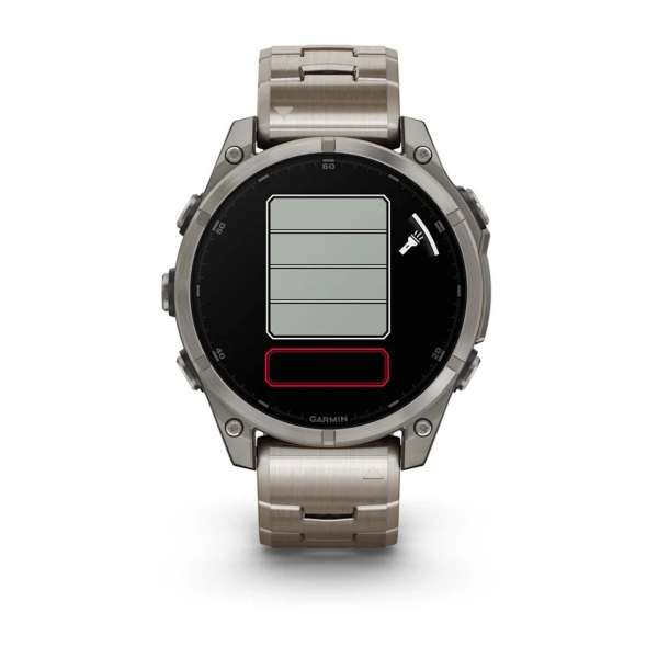 Garmin fenix 8 47mm AMOLED Sapphire Titanium with Vented titanium bracelet Garmin fenix 8 47mm AMOLED Sapphire Titanium with Vented titanium bracelet